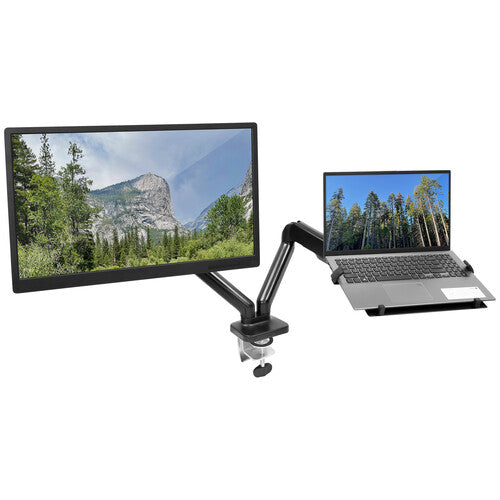 Mount-It! MI-6352LTMN Soporte de Escritorio para Monitor y Portátil hasta 27" 13.2 lb