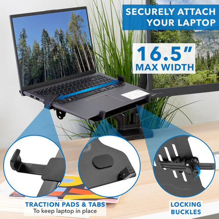 Mount-It! MI-6352LTMN Soporte de Escritorio para Monitor y Portátil hasta 27" 13.2 lb