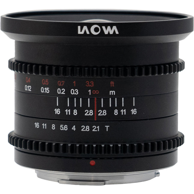 Venus Optics Laowa Zero-D Cine 6mm T2.1 Lente Cine MFT Ángulo 122° Estuche