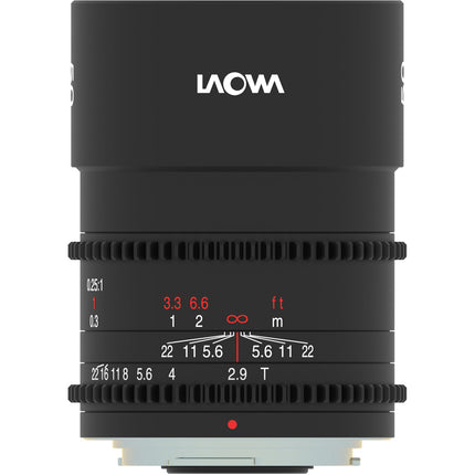Venus Optics Laowa Cine APO 50mm T2.9 Lente Macro MFT 5.31 PNF