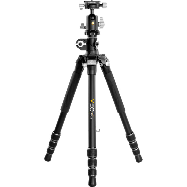 Vanguard VEO3T+264AB Trípode de Viaje 61.3 Pulgadas Capacidad 15 kg con Cabezal BH-160S y Monopie