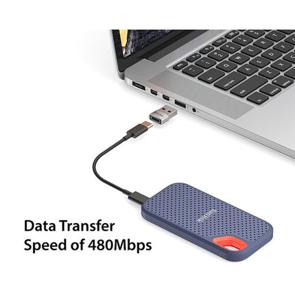EZQuest Adaptador USB Tipo C Hembra a USB Tipo A Macho 2 Pack 480 Mb/s 15W Carga Rápida OTG