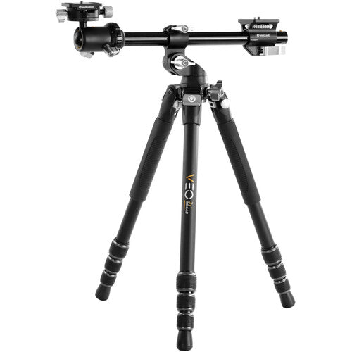 Vanguard VEO3T+264AB Trípode de Viaje 61.3 Pulgadas Capacidad 15 kg con Cabezal BH-160S y Monopie