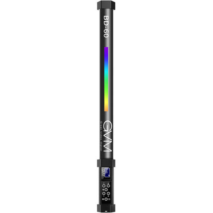 GVM BD-60 RGB Barra de Luz LED 21.8" 700 Lux CRI 97 Batería Recargable Kit Completo