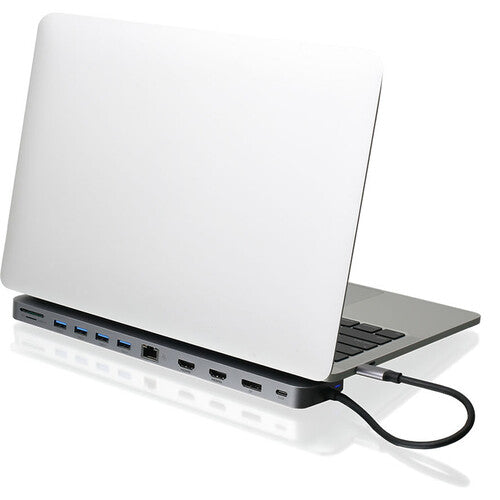 IOGEAR 13 Puertos Dock Pro USB Type-C con Power Delivery 130W Triple HDMI 4K