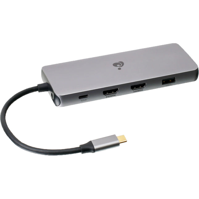 IOGEAR Dock USB Type-C 11 Puertos Triple HD Soporte 4K 60Hz Power Delivery 3.0