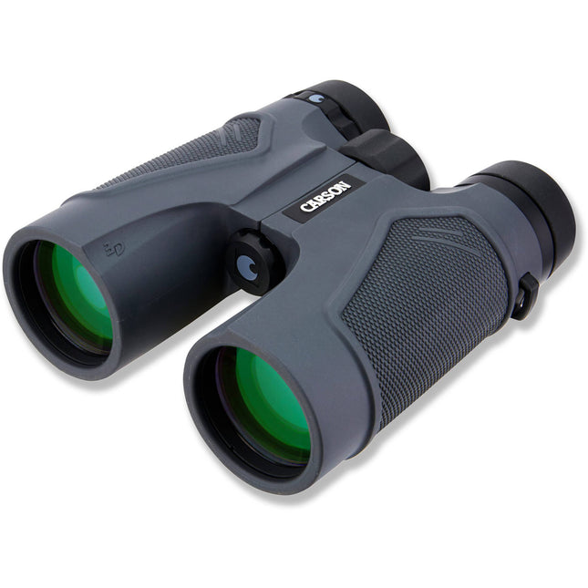Carson 10x42 3D-Series TD-042 Binoculares 10x42 Amplio Ángulo 60° Resistente Agua Niebla