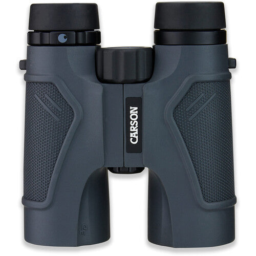 Carson 10x42 3D-Series TD-042 Binoculares 10x42 Amplio Ángulo 60° Resistente Agua Niebla