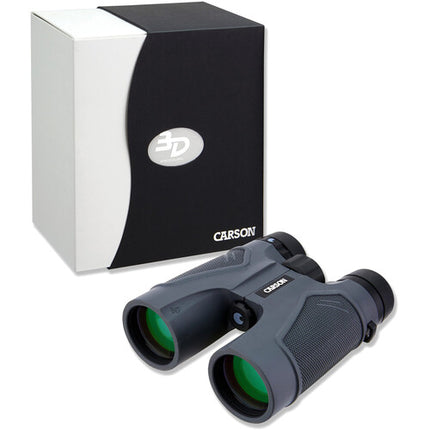Carson 10x42 3D-Series TD-042 Binoculares 10x42 Amplio Ángulo 60° Resistente Agua Niebla