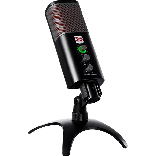 sE Electronics NEOM Micrófono Condensador USB Cardioide con Monitor 192 kHz y Control independiente