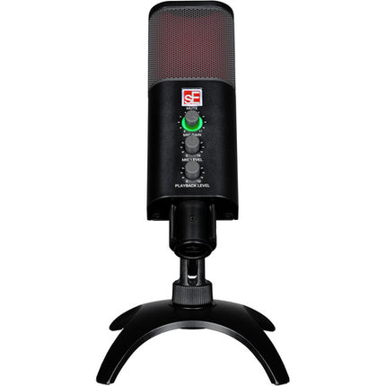 sE Electronics NEOM Micrófono Condensador USB Cardioide con Monitor 192 kHz y Control independiente