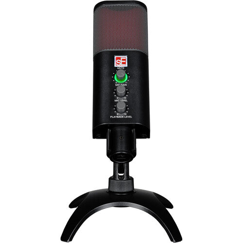sE Electronics NEOM Micrófono Condensador USB Cardioide con Monitor 192 kHz y Control independiente