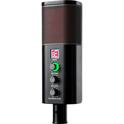 sE Electronics NEOM Micrófono Condensador USB Cardioide con Monitor 192 kHz y Control independiente