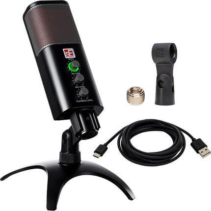 sE Electronics NEOM Micrófono Condensador USB Cardioide con Monitor 192 kHz y Control independiente
