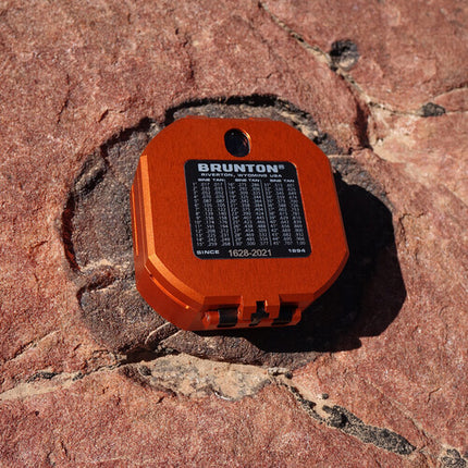 Brunton Standard Transit Brújula Cuadrante 0-90 Precisión 0.5° Funda Piel