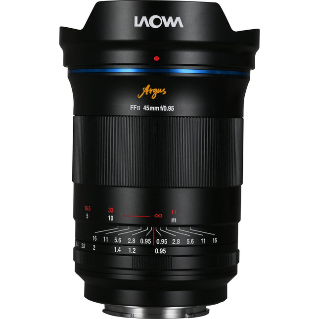 Venus Optics Laowa Argus 45mm f/0.95 lente Full Frame Sony E abertura f0.95 distancia 19.7"