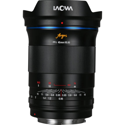 Venus Optics Laowa Argus 45mm f/0.95 Lente Full Frame Canon RF con Parasol y Tapas