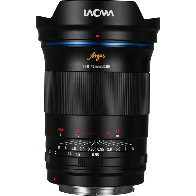 Venus Optics Laowa Argus 45mm f/0.95 Lente Full Frame Canon RF con Parasol y Tapas