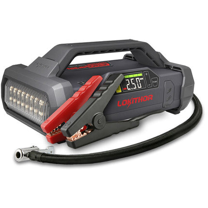 Lokithor 2000A Arrancador de Baterías Litio con Compresor 150PSI y Linterna LED