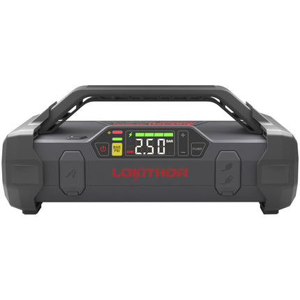 Lokithor 2000A Arrancador de Baterías Litio con Compresor 150PSI y Linterna LED