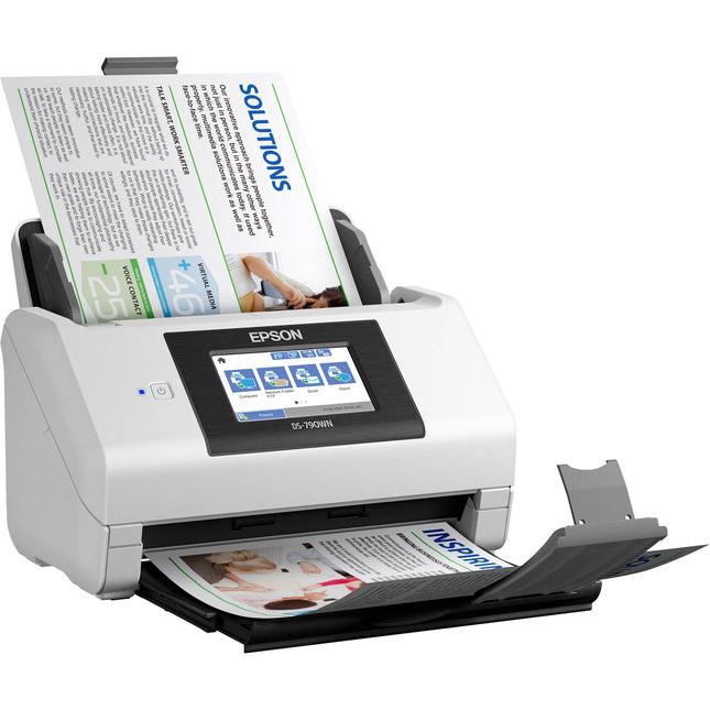 Epson DS-790WN Escáner de Documentos Color con Wi-Fi y ADF 100 Páginas 45 ppm