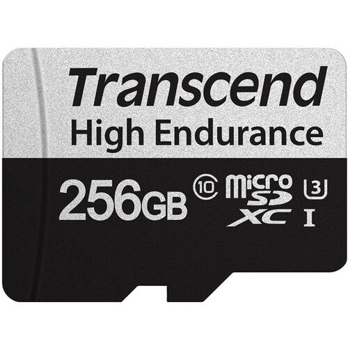 Transcend 256GB microSDXC Alta Resistencia UHS-I 100MB/s con Adaptador SD