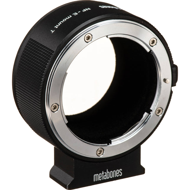 Metabones Nikon F a Sony E-mount Adaptador de cámara con enfoque infinito y pie de trípode desmontable