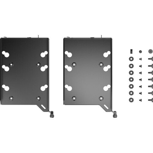 Fractal Design HDD Type-B Kit de Bandejas 2 Pack Negro para 2.5 y 3.5 Pulgadas con Amortiguadores