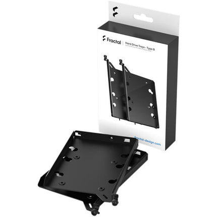 Fractal Design HDD Type-B Kit de Bandejas 2 Pack Negro para 2.5 y 3.5 Pulgadas con Amortiguadores
