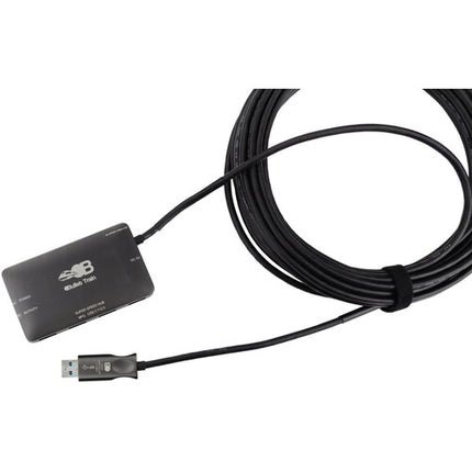 Bullet Train Cable Fibra Óptica USB 3.1 Gen 1 20m con Hub 4 Puertos