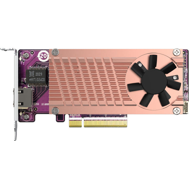 QNAP QM2-2P10G1TB Tarjeta de Expansión Dual M.2 2280 NVMe SSD 10GbE con Refrigeración