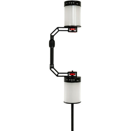 BUSHMAN Panoramic Double HALO Kit Luz LED 360° Cables 7.9 y 19.7 pulgadas