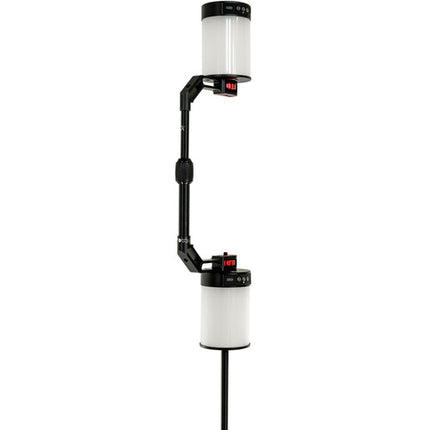 BUSHMAN Panoramic Double HALO Kit Luz LED 360° Cables 7.9 y 19.7 pulgadas