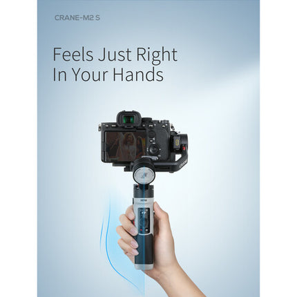 Zhiyun CRANE-M2 S Estabilizador 3 Ejes Portátil 10.5h Luz Integrada