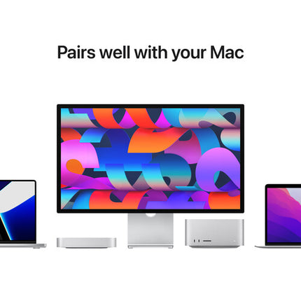 Apple 27" Studio Display pantalla Retina 5K 5120x2880 600 cd/m² vidrio nano-textura soporte ajustable altura y inclinación
