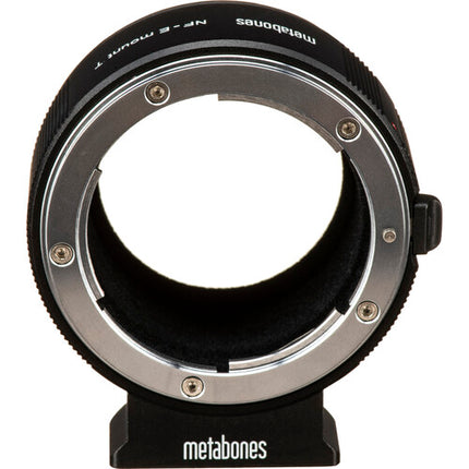 Metabones Nikon F a Sony E-mount Adaptador de cámara con enfoque infinito y pie de trípode desmontable