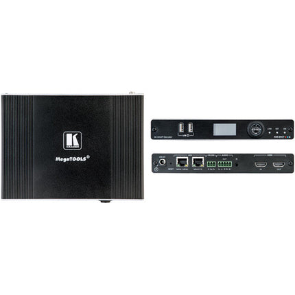 Kramer KDS-DEC7 Decodificador AVoIP para 4K60 HDMI con PoE y montaje
