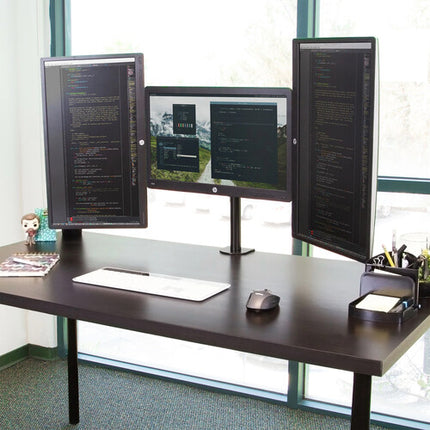 Mount-It! Soporte de Escritorio Triple para Monitores 24 a 32 Pulgadas Capacidad 22 lb por Brazo