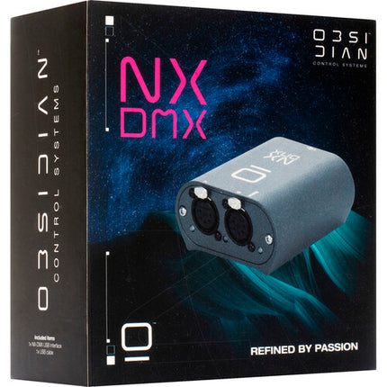 Obsidian NX DMX Node 2 Puertos USB para Consola ONYX y Art-Net
