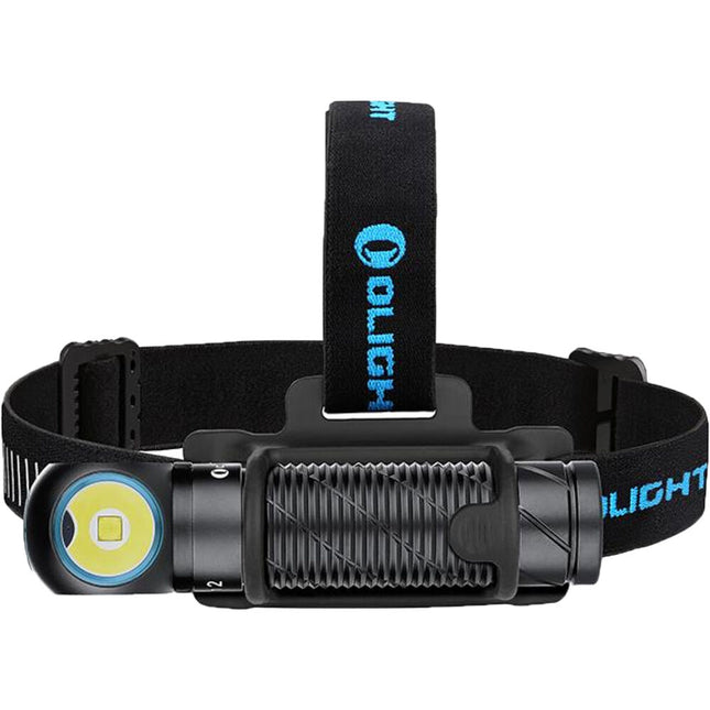 Olight Perun 2 Linterna LED Recargable 2500 Lúmenes 4000mAh con Banda Cabeza Negra