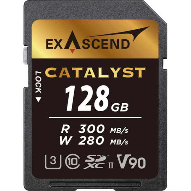 Exascend 128GB Catalyst tarjeta de memoria SDXC UHS-II velocidad 300MB/s resistente