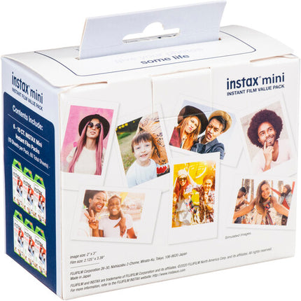FUJIFILM instax mini Película Instantánea 60 Exposiciones ISO 800 Borde Blanco
