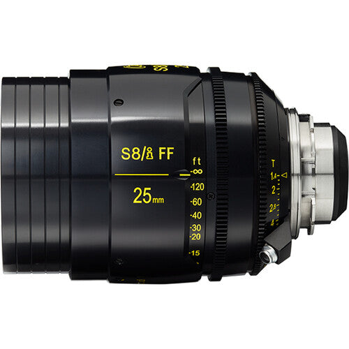Cooke S8/i Full Frame Prime 25mm T1.4 Lente PL con Iris 9 hojas
