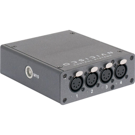 Obsidian Netron EP4 Gateway Ethernet a DMX 4 Puertos 5 Pines PoE USB
