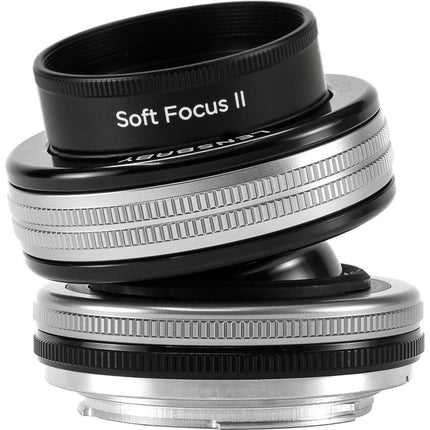 Lensbaby Composer Pro II con óptica Soft Focus II 50 para Leica L con diafragma de 12 hojas y foco mínimo de 15 pulgadas
