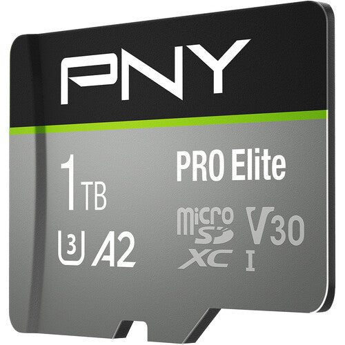 PNY 1TB PRO Elite Tarjeta microSDXC UHS-I 100MB/s con Adaptador SD
