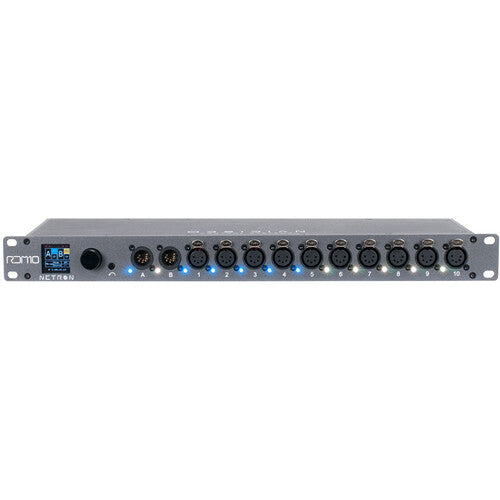 Obsidian NETRON RDM 10 Divisor DMX Híbrido 10 Salidas Nodo 2 Universos