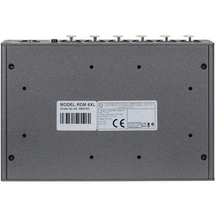 Obsidian Netron RDM 6XL Splitter DMX RDM 6 Salidas 5 Pin con Montaje en Pared