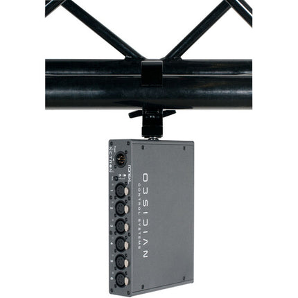Obsidian Netron RDM 6XL Splitter DMX RDM 6 Salidas 5 Pin con Montaje en Pared