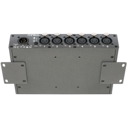 Obsidian Netron RDM 6XL Splitter DMX RDM 6 Salidas 5 Pin con Montaje en Pared